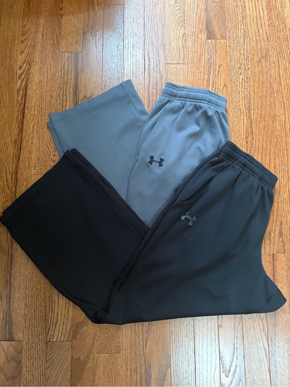 Under Armour Men's Athletic Pants Duo - Black & Gray